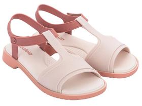 Sandália anatômica Azaléia Off White/Nude escuro Ref.: 18496