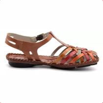 Sandália Andacco Feminina Couro Delicada Confort Resistente