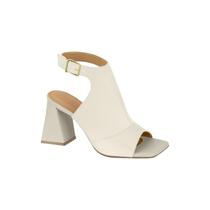 Sandália Ankle Boot Fem Vizzano Salto Bloco Fechada Fivela