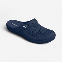 Sandália Babuche Boa Onda Nellie Azul Marinho