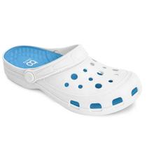 Sandália Babuche Feminino Fantasy Branco Azul Boaonda 1402-100-002