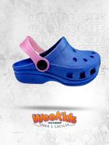 Sandália Babuche Infantil Azul Marinho - WeeKids - Flexível e Confortável Sandália Babuche Infantil Azul Marinho - WeeKids - Flexível e Confortável