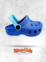 Sandália Babuche Infantil Azul Marinho - WeeKids - Flexível e Confortável Sandália Babuche Infantil Azul Marinho - WeeKids - Flexível e Confortável