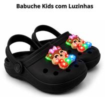 Sandália Babuche Infantil Feminino Menina com enfeite Raposinha e com LED que pisca. Linda e Confort