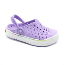 Sandália Babuche Infantil Menina Feminino Plugt Joy Kids Revirão Lilás