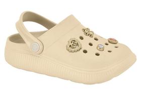 Sandália Babuche Infantil Molekinha 2591.103.83517 Creme