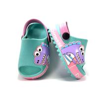 Sandália Babuche infantil Slide Chinelo Menina Dino Bebê Confortavel Leve