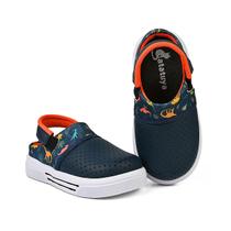 Sandália Babuche Moda Infantil Menino Azul Marinho Conforto Mzshoes