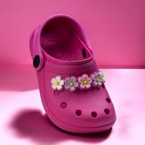 Sandália Babuche Rosa Infantil Para Meninas Com Correia