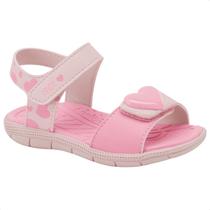 Sandália Baby Klin Tic Tac Coração Delicada Confortável Calce Fácil