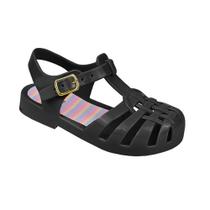 Sandália Baby Princesa Preto Luelua 54042-07 Sandália Baby Princesa Preto Luelua 54042-07