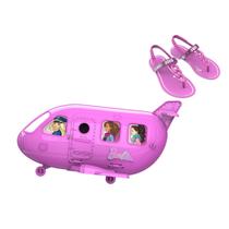 Sandália Barbie Flight Avião Grendene Kids Brinquedo Rosa Infantil 25 ao 36