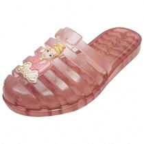 Sandália Barbie Trend Mule - Rosa com Glitter