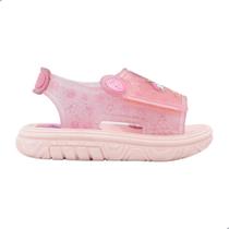 Sandália bb Grendene Kids Patrulha Com Boat Rosa/Rosa Glitter