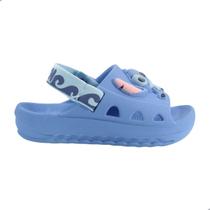 Sandália BB Stitch Disney Azul Queridos Grendene Kids