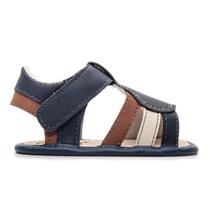 Sandália Bebe Baby Menino Conforto Primeiros Passos Azul Sandália Bebe Baby Menino Conforto Primeiros Passos Azul