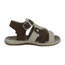 Sandália Bebê Kidy Equilíbrio Natural Caramelo