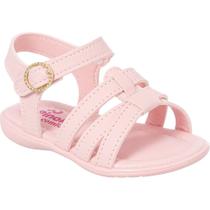 Sandália Bebê Menina Pinokio Tiras Coloridas Fivela