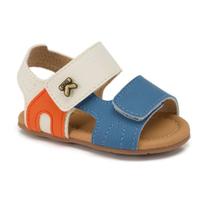 Sandália Bebê Menino Klin Cup Cake Off/Azul Denim/Laranja Sandália Bebê Menino Klin Cup Cake Off/Azul Denim/Laranja