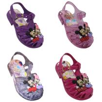Sandália Bebê Minnie Mickey Menina Infantil