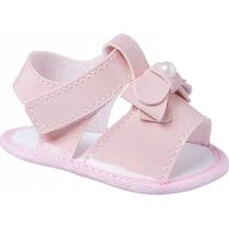 Sandalia Bebe Primeiros Passos Regulagem Facil Enfeite Laço Sandalia Bebe Primeiros Passos Regulagem Facil Enfeite Laço