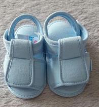 Sandália bebê tamanho G kirash cor azul