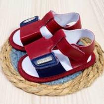 Sandalia Bebê Vermelho Masculino Keto Baby