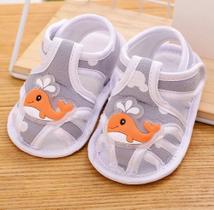 Sandália bebê zoo verão meninas/meninos