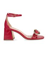 Sandália Bebecê com Salto Bloco e Fivela Dourada Sandália Bebecê com Salto Bloco e Fivela Dourada