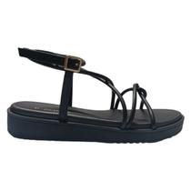 Sandália Bebecê Flatform Com Fivela 2289