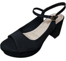 Sandália bebece platorma t5031-344 conforto nobuck preto Sandália bebece platorma t5031-344 conforto nobuck preto