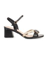 Sandália Bebecê Salto Bloco Multi Tiras Com Pedraria Sandália Bebecê Salto Bloco Multi Tiras Com Pedraria