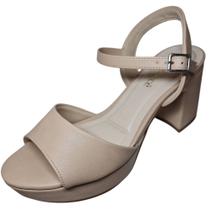 Sandália bebece t5021-334 conforto em plataforma sintético nude Sandália bebece t5021-334 conforto em plataforma sintético nude