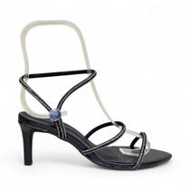 Sandalia Bebece T6032-114 Salto Fino Tiras Strass Festa Luxo Sandalia Bebece T6032-114 Salto Fino Tiras Strass Festa Luxo