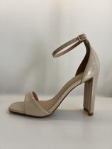 Sandália Bege Verniz Show Sandália Bege Verniz Show