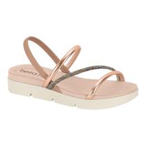 Sandalia Beira Rio 8387.533 Papete Flatform Elastico Tratorada Feminino