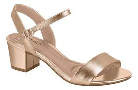 Sandalia Beira Rio Conforto Salto Baixo Grosso Basica Festa