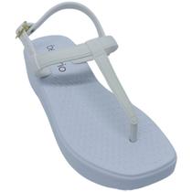 Sandália Beira Rio Feminina PVC com Fivela para o Dia a Dia