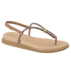 Sandália Beira Rio Flat Feminino Strass 8513.109.27079