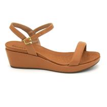 Sandalia Beira Rio Original 8381.521 Salto Anabela Fivela Feminino