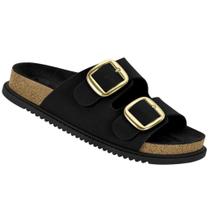 Sandalia Beira Rio Original Feminina Conforto Slide Fivela Flatform Chinelo Rasteira Casual Lancamento