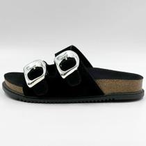 Sandália Beira Rio Papete Slide em Camurça Feminina Sandália Beira Rio Papete Slide em Camurça Feminina