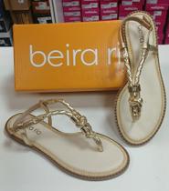 sandália Beira Rio rasteira