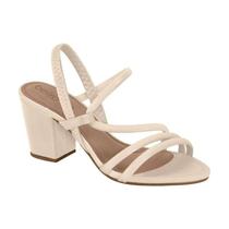 Sandália Beira Rio Salto Bloco - Feminino - Creme - 37 Sandália Beira Rio Salto Bloco - Feminino - Creme - 37