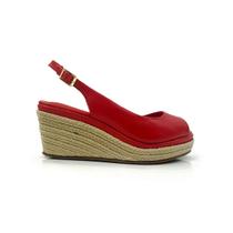 Sandália Bottero Anabela Feminina Salto Espadrilhe Artesanal Confortável 372822