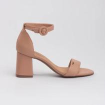 Sandália Bottero De Salto Bloco Em Couro Feminina Sandália Bottero De Salto Bloco Em Couro Feminina