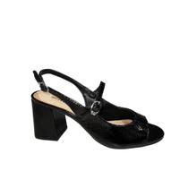 Sandália Bottero Feminina 362508 Couro Enverniza Slingback