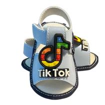 Sandalia Calce Facil Calçado Recem Nascido TIk Bebe Tok - 360.DIGITAL