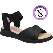 Sandália Calce Sem as Mãos Picadilly SlipFit Anabela Confort