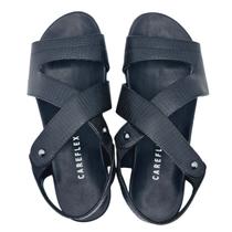 Sandália Careflex Cruzada com Ajuste em Elástico